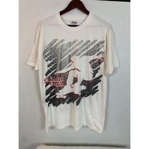 Vintage 2000s Skateboarding Shirt Bobert Flight Deck T-Shirt Men's Large White